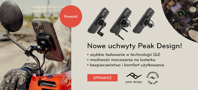 Peak Design premiera uchwyt&oacute;w